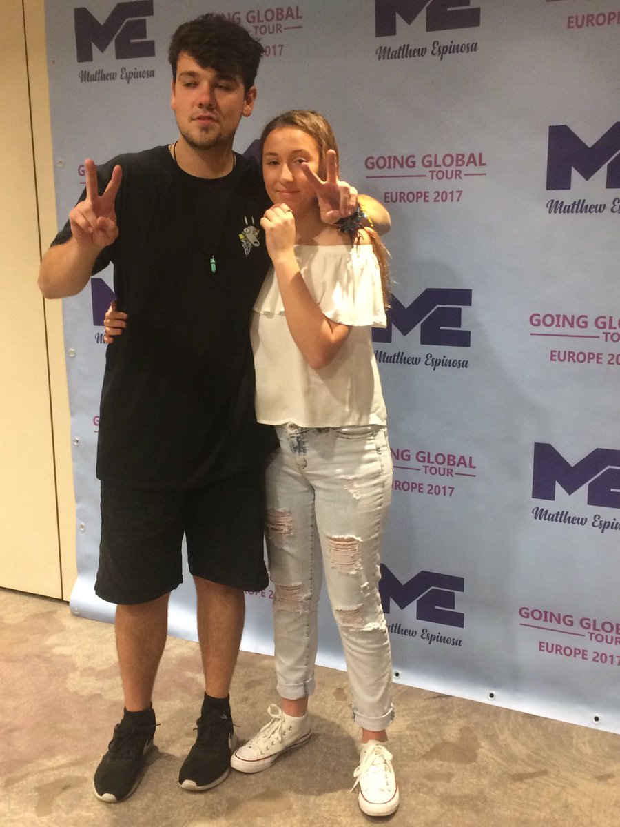 Espinowassup's tweet photo. this was the best day of my life, i couldn't thank you guys enough for helping me through hard times 💖 @TheMattEspinosa @JakeFoushee https://t.co/HGrCtT22S2