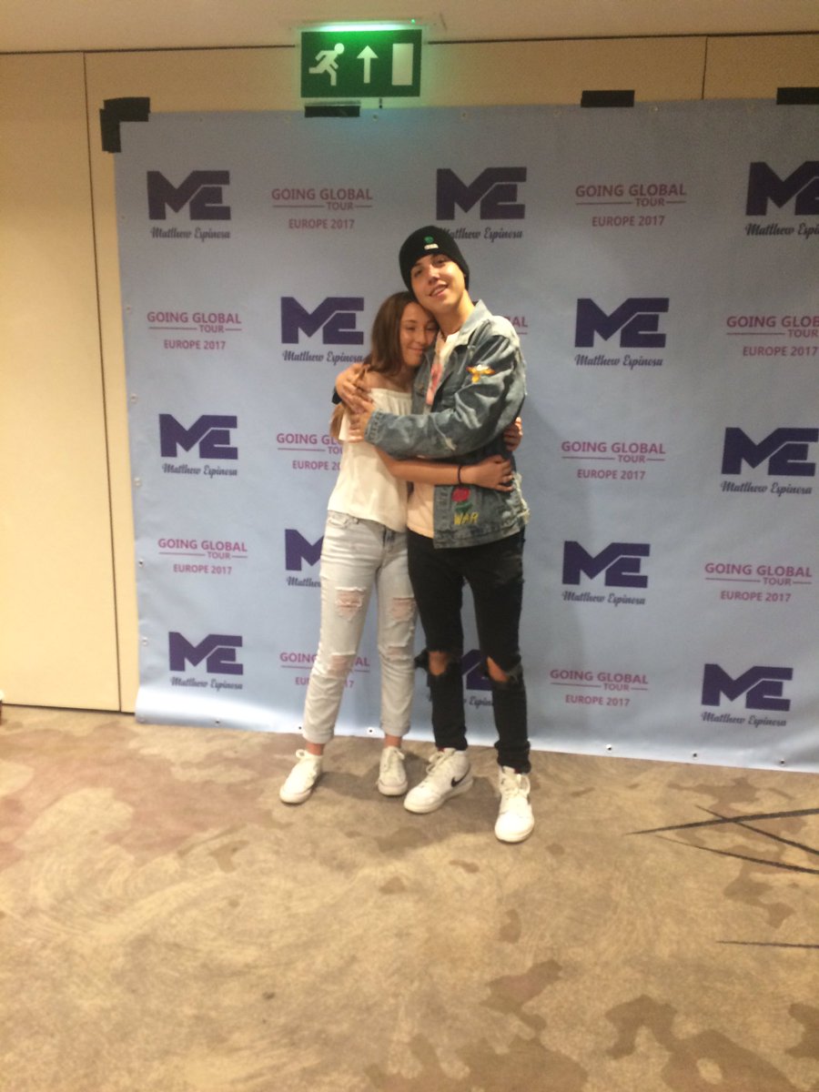 Espinowassup's tweet photo. this was the best day of my life, i couldn't thank you guys enough for helping me through hard times 💖 @TheMattEspinosa @JakeFoushee https://t.co/HGrCtT22S2