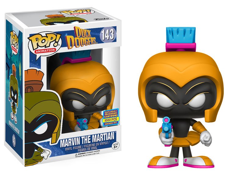 Funko's tweet photo. RT &amp; follow @funko for a chance to win an #SDCC 2017 Orange Marvin the Martian Pop! https://t.co/RVZqBp89X6