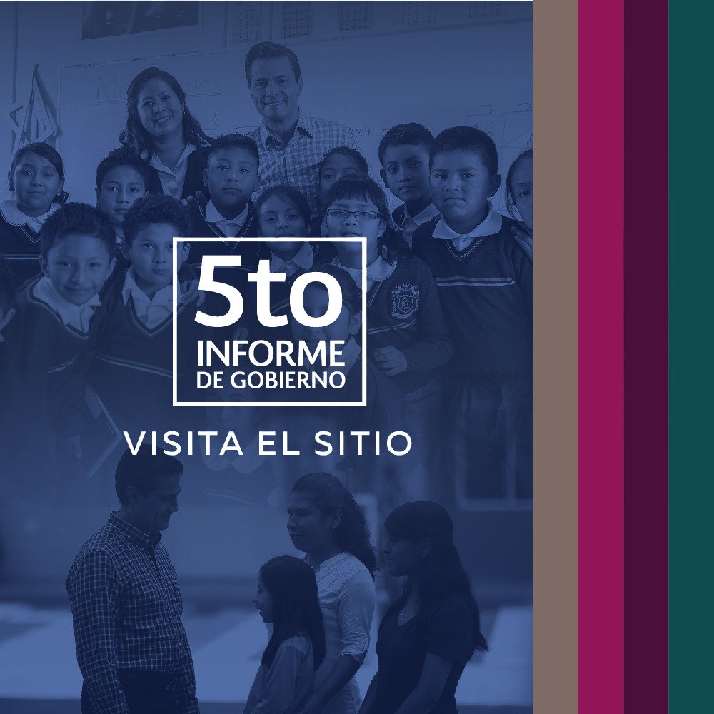 PresidenciaMX's tweet photo. Te invitamos a descubrir los 5 ejes que conforman el #5toInforme en: https://t.co/UxMdgavnuJ https://t.co/pp4IeYb4ou