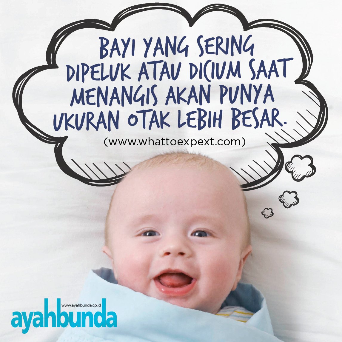Ayahbunda's tweet photo. Ini manfaat memeluk dan mencium bayi Anda. #ayahbunda #tipsAB #tipsbayi https://t.co/gB8q3qajjX