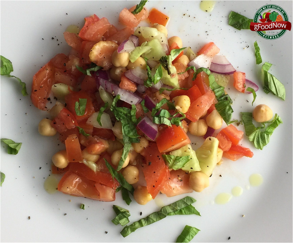 gFoodNow's tweet photo. 8oz #Mediterranean #Chickpea #Salad is the perfect side dish for weeknight #meal or #summer #gathering. Visit here: https://t.co/I0N3oZSD9K https://t.co/ggJLdDoEnS