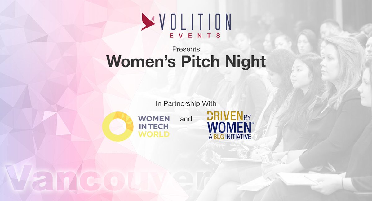 WiTWorld_'s tweet image. Who&apos;s attending the SOLD OUT Women&apos;s Pitch Night tonight thrown by @BLGLaw, @thisisvolition &amp;amp; @WinTechWorld? #PitchCircuit 🎙️