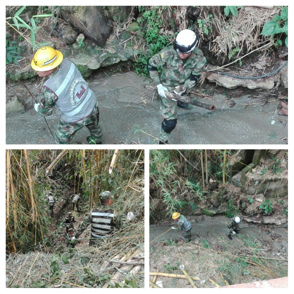 DannyRamirezro's tweet photo. Muchas Gracias #HeroesMultimision #Bical y #Baspc5 por el gran trabajo de recolección de escombros y limpieza, luego de las fuertes lluvias https://t.co/gFPPOVtJHx