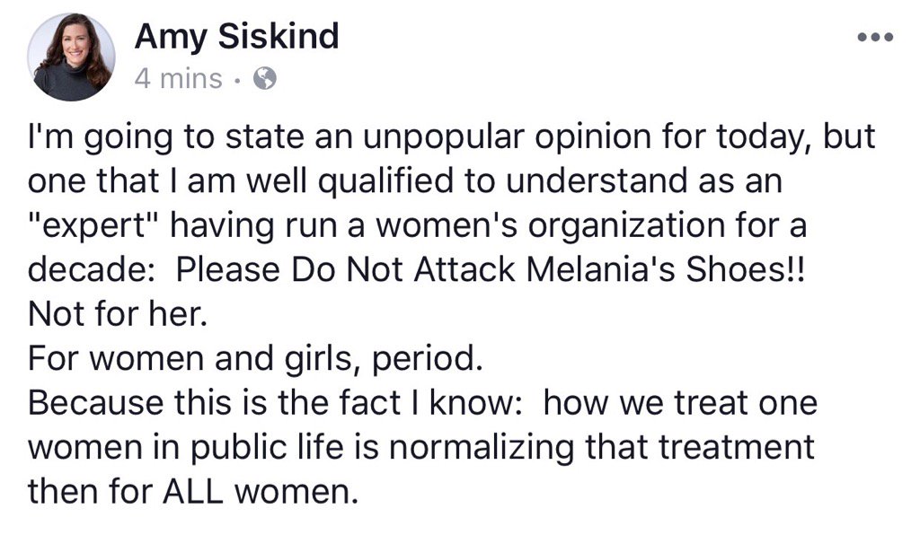 My thoughts on Melania and her shoes  👠 
(sorry peeps, I really struggle in the 140 characters or less).