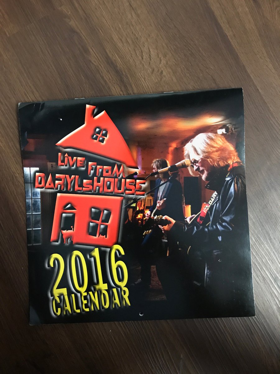realdarylhall's tweet photo. RT to win this 2016 Calendar. Each month features artists we have had on #LFDH https://t.co/iQUk39UeLZ