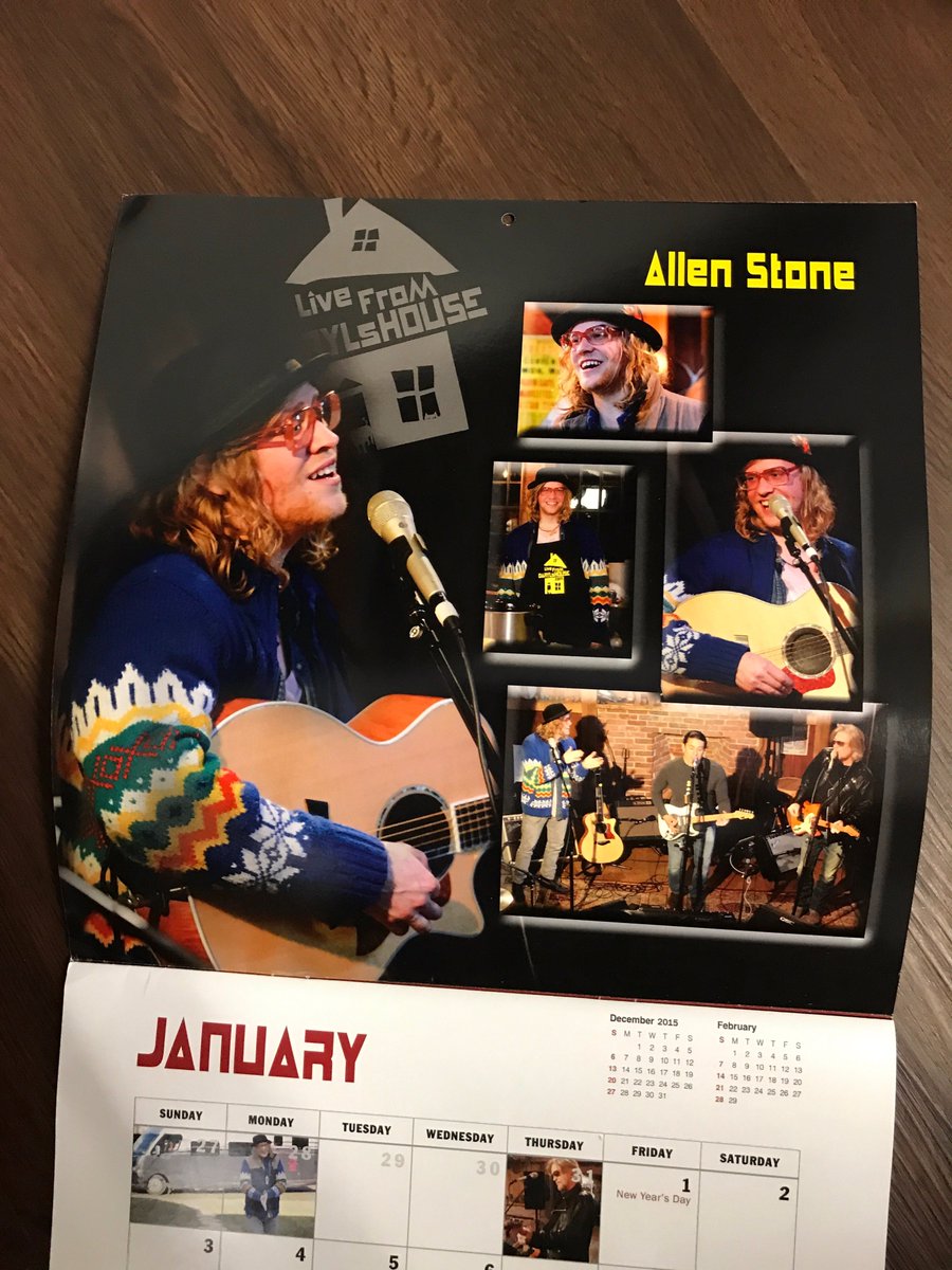 realdarylhall's tweet photo. RT to win this 2016 Calendar. Each month features artists we have had on #LFDH https://t.co/iQUk39UeLZ