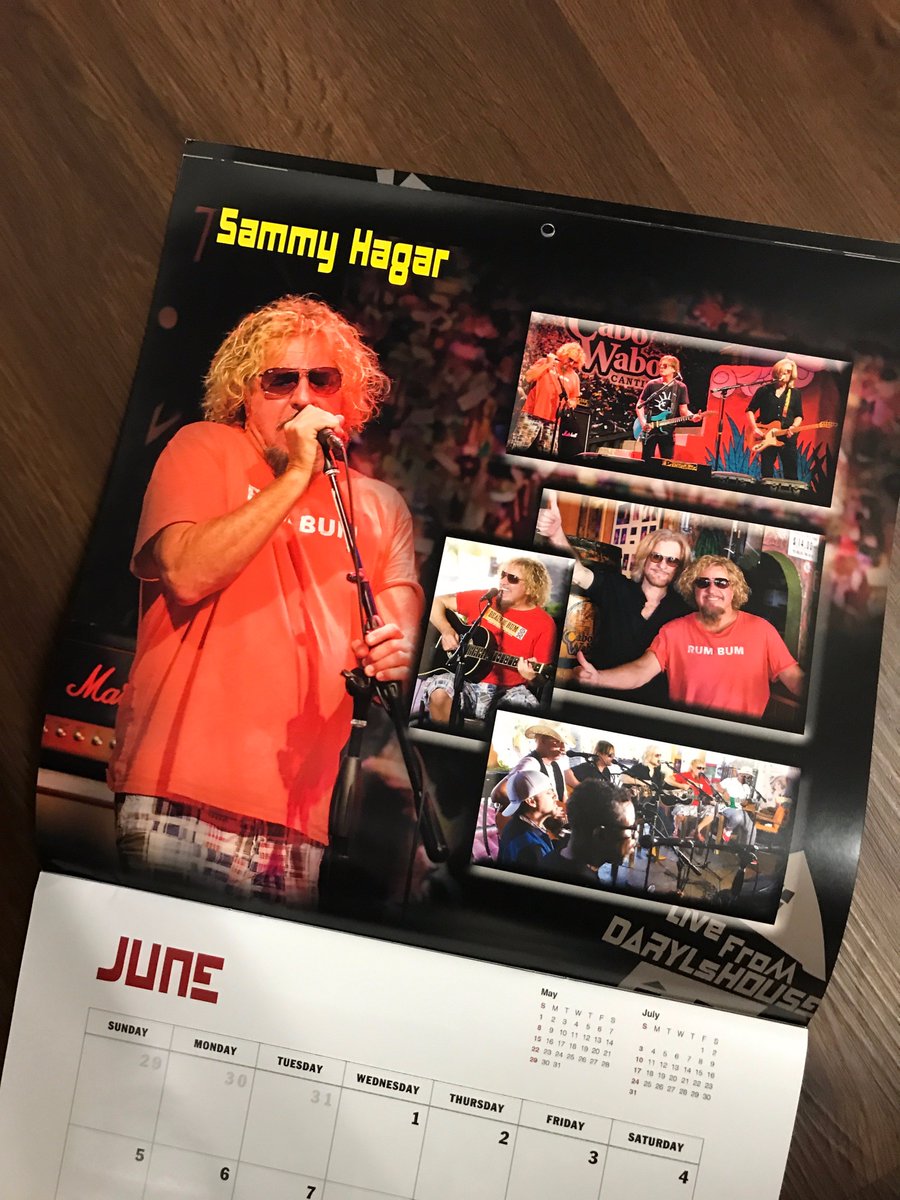 realdarylhall's tweet photo. RT to win this 2016 Calendar. Each month features artists we have had on #LFDH https://t.co/iQUk39UeLZ