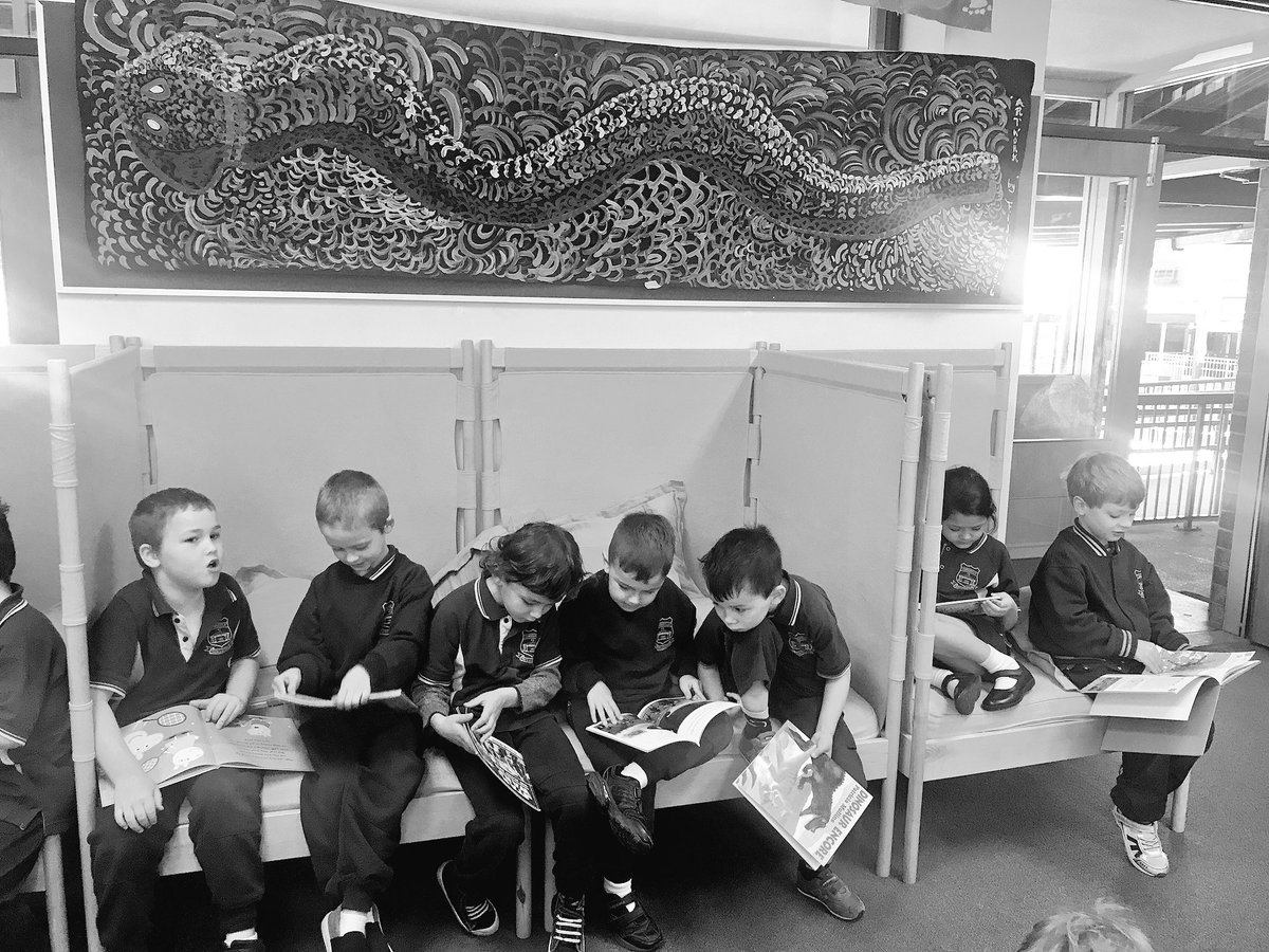 KangaroosCPS21's tweet photo. Loving our new books from the book swap! #BookWeek17 @IndigenousLF 📚✨ https://t.co/nfV6AFBAl3