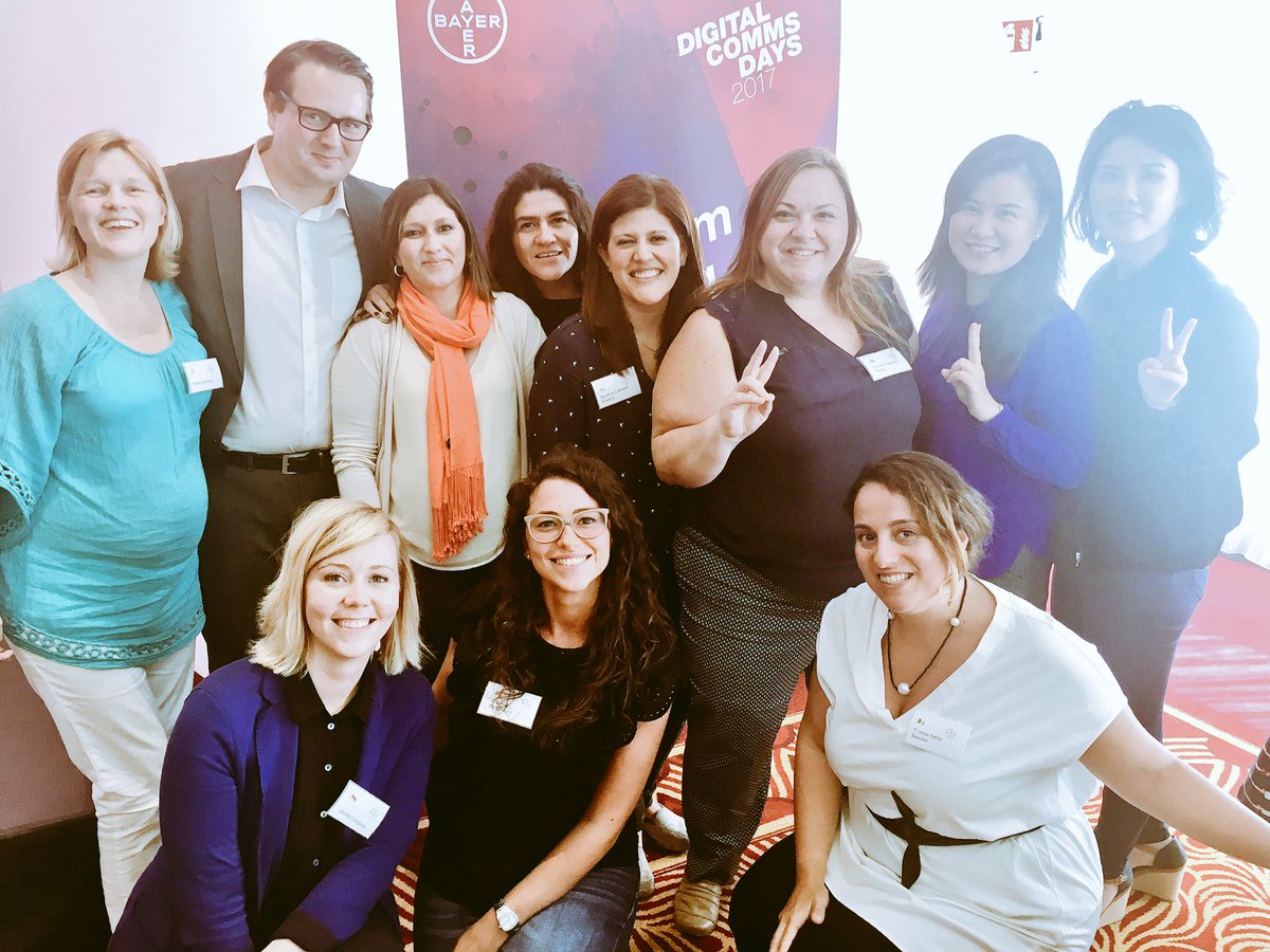murillocaro's tweet photo. First and Best Bayer Digital Communications Days with great colleagues from around the world inspired to make it happen #DCD17 https://t.co/pU9U62OspI