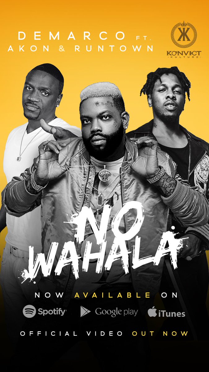 Akon's tweet photo. Thanks for the amazing love with @DemarcoDaDon and No Wahala ft me and @iRuntown check out the official video ▶️https://t.co/p1dv2GCd3F https://t.co/25FZPQlVfB