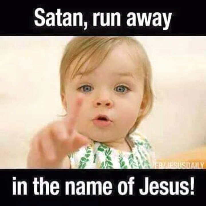 MercylynD's tweet photo. Satan,  run away  In the name of Jesus. https://t.co/B7Y9S7hLEG