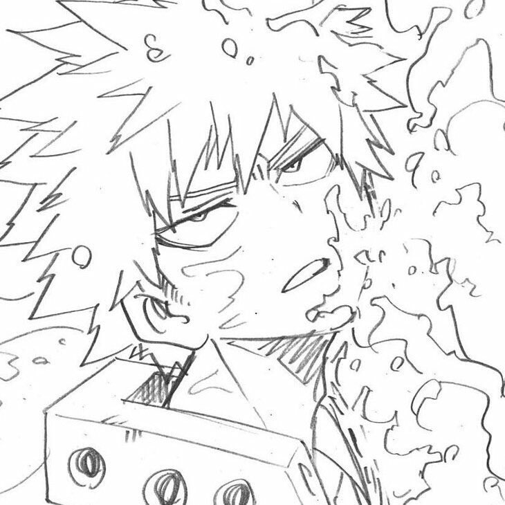 He looks so done yet so hot both at the same time only Bakugou Katsuki can achieve this
