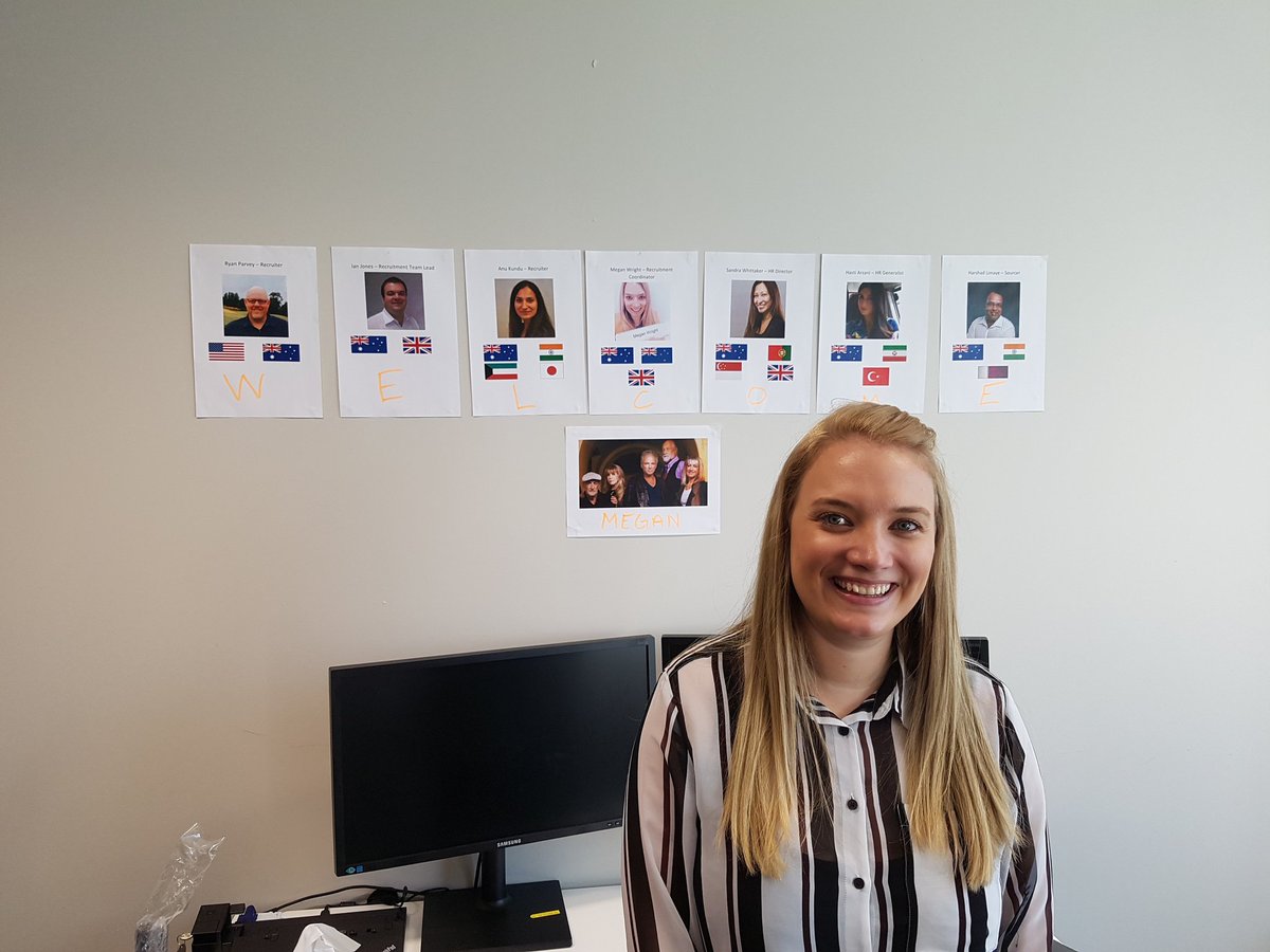 APJRecruitLead's tweet photo. Welcome @Megan_Pega to the APJ team. So glad your here! @sanwhittaker @hastii @PegaRyan @HarshadLimaye https://t.co/Sg16ytot6Z