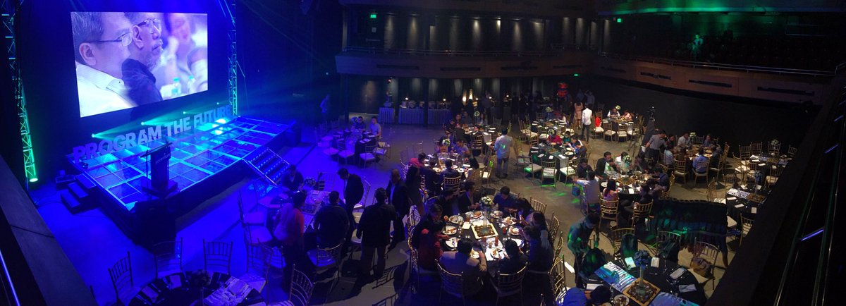 rapplerdotcom's tweet photo. @AccentureJobsPH The hall is filling up with today's #ProgramTheFuture2017 guests. The even officially kicks off at 1! https://t.co/HdKhTDDkxq