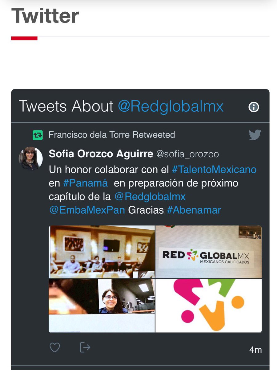RedGlobalMX's tweet photo. Te invitamos a conocer más del Talento Mexicano a través de la #RedGlobal MX #OrgulloGlobal visita nuestro sitio web https://t.co/ymgAfynw9B https://t.co/0VN3f7JuFc