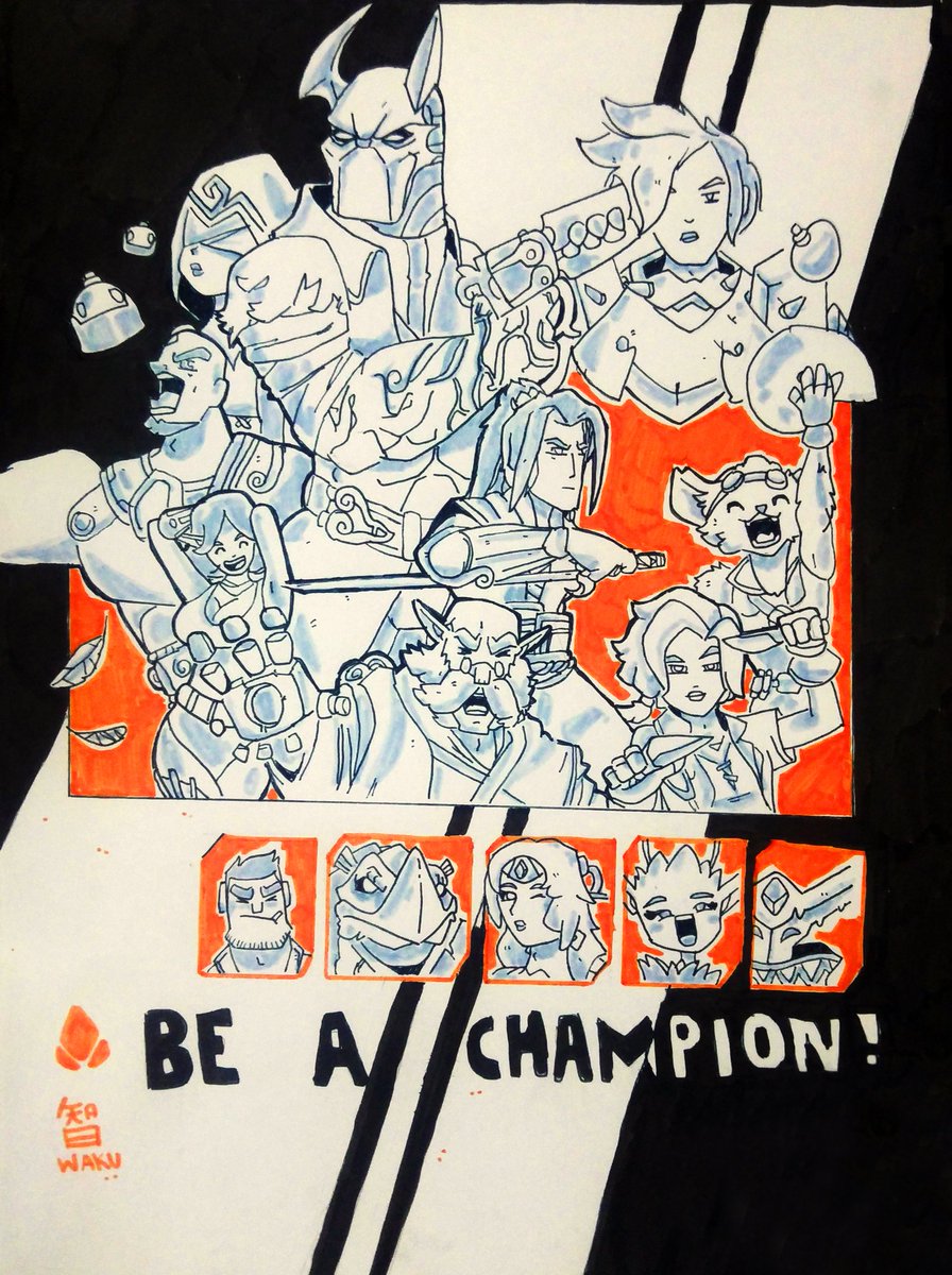 satoshi_waku's tweet photo. BE A CHAMPION!!!
@PaladinsGame @PaladinsLDT 
#Paladins #fanart #paladins https://t.co/01Aw0vEhUD
