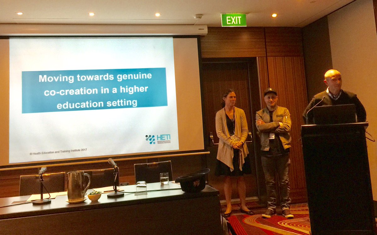 AMHOCN's tweet photo. Moving towards genuine collaboration in a higher education setting #THEMHS2017 https://t.co/ViHIRYqcic