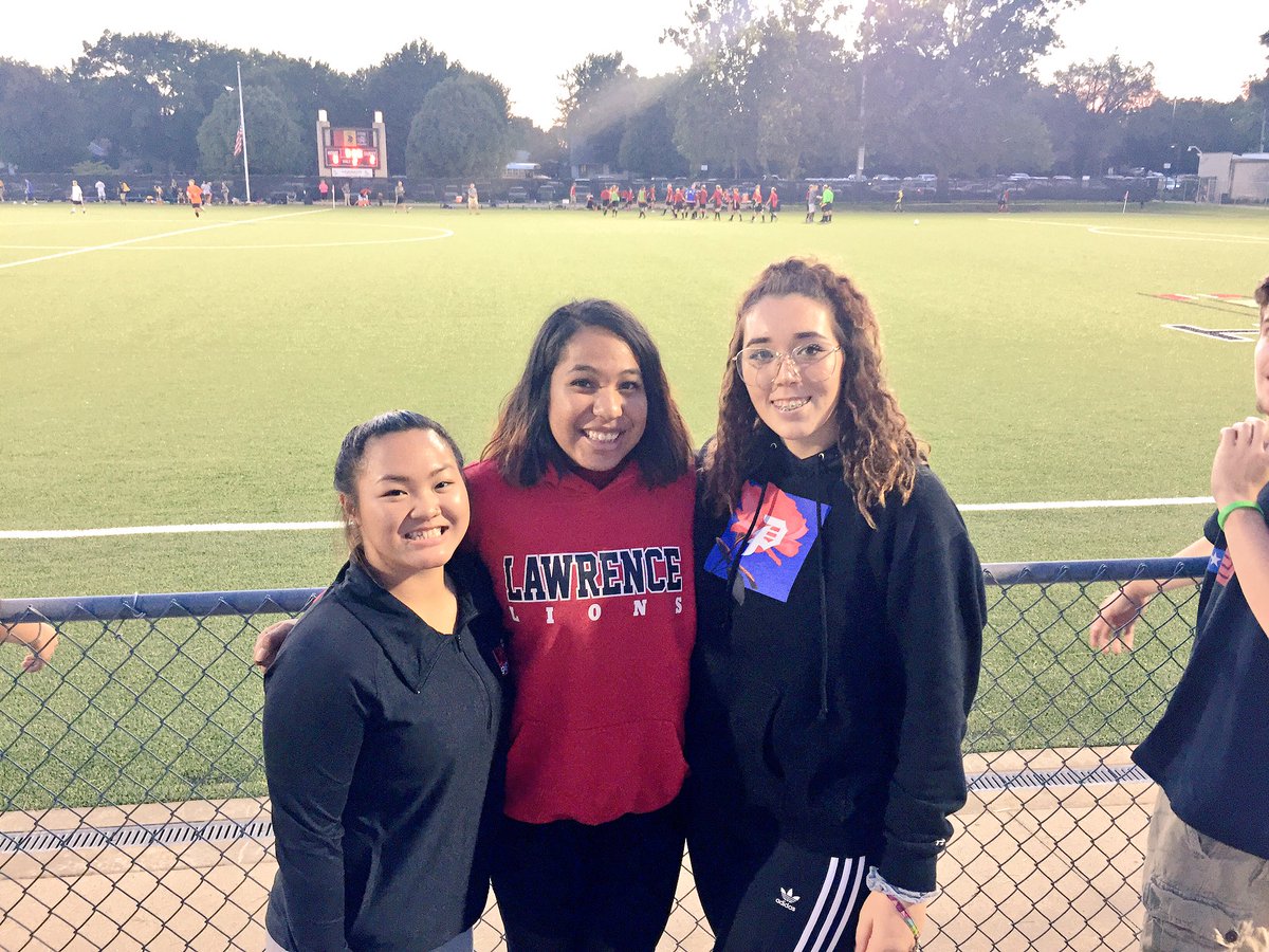 LawrenceSpirit's tweet photo. Showing our school spirit tonight to support our @LawrenceLionsFC ⚽️ 
#IBelieveThatWeWillWin 
#OhWaitWeDid #ItsAGreatDaytoBeALion https://t.co/gwLlDUacRd