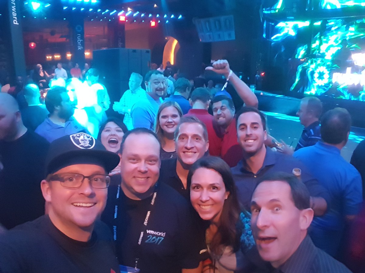 TommyGustaveson's tweet photo. And we're in! Thanks @rubrikInc @AWS for hosting this amazing event! #hciyourway #VMworld2017 #Nutanixatvmworld https://t.co/Q8GaudO1wG