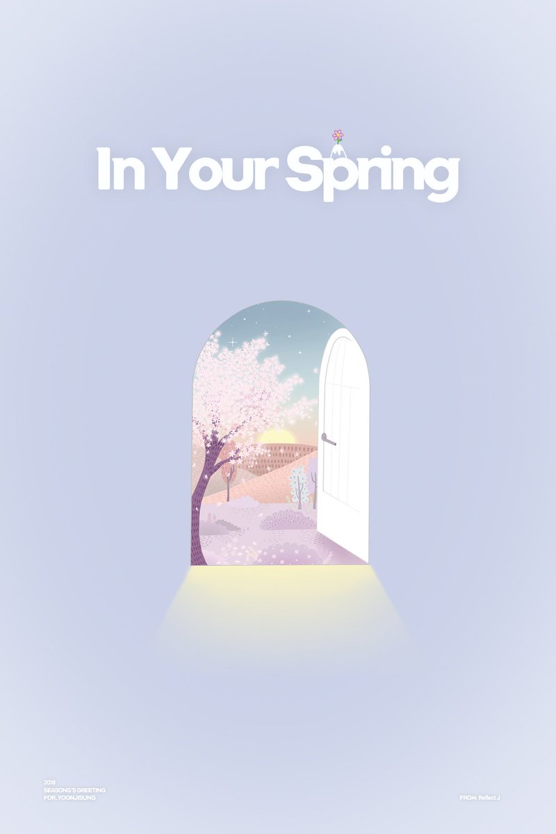 ReflectJ_91's tweet photo. 2018 SEASON'S GREETING
'In Your Spring'
๐2017.9.1. PM 3:08
COMING SOON
#์ค์ง์ฑ #yoonjisung #์์ฆ๊ทธ๋ฆฌํ
#InYourSpring #IYS https://t.co/rcvBzz4DW1