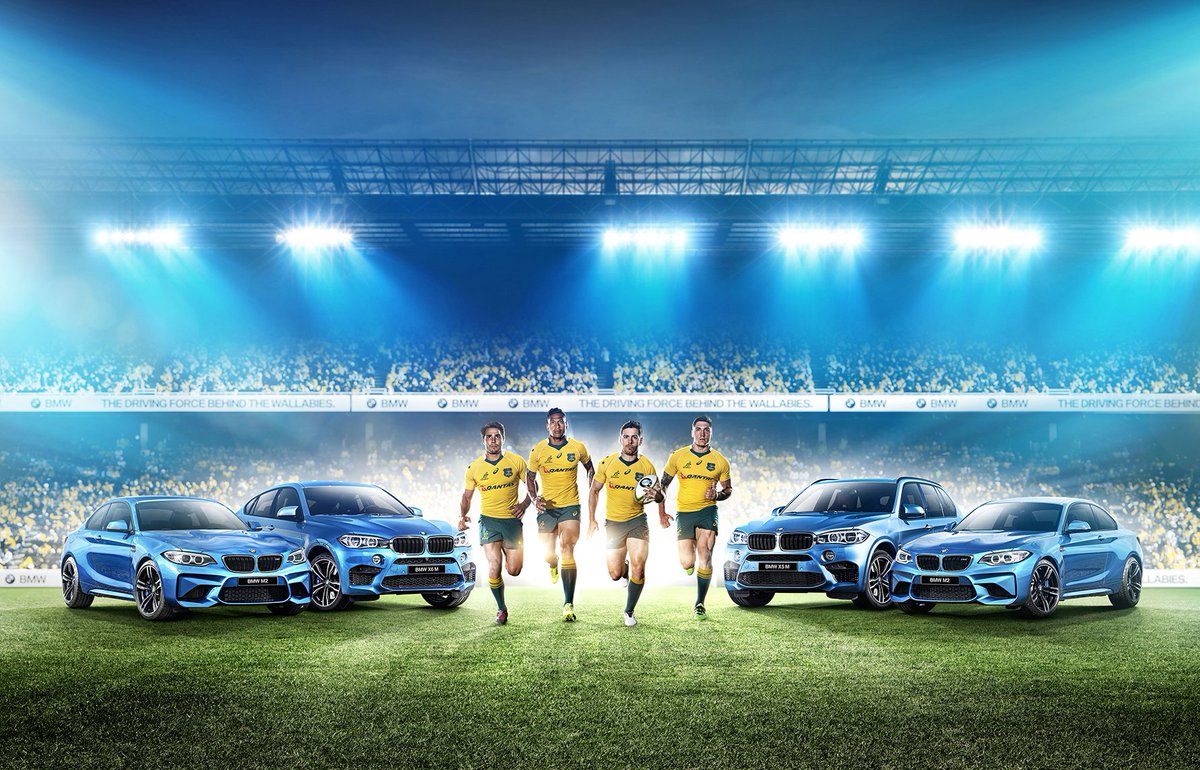 brisbanebmw's tweet photo. The countdown is on until the final game of the Bledisloe Cup! Spread the word and show your support by using #BMWDrivingForce https://t.co/0KbYYbwnkv