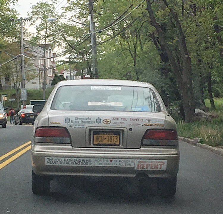 CARTXT_'s tweet photo. With @CARTXT_ you can say hi to this driver again

#cartxt #follow #following #bumpersticker #bumperstickers #religious #toyota #newyork https://t.co/Hp9xy84V25