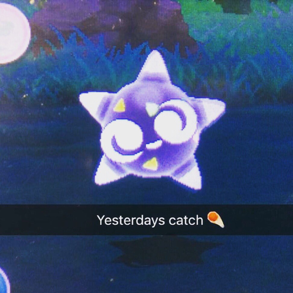 Seanatronic12x2's tweet photo. On the eve and day of when @TheNationalDex uploads a new vid, I found 4 shinys #thanksdexcast #theshinyluckisreal @FacianeA @PokeKellz https://t.co/G2dN6BeSed