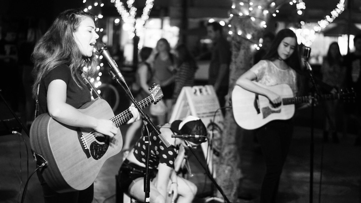 BellaLugosy's tweet photo. To last Ray At Night show in North Park. Ladies and gentlemen....Bill And Sandy 
#BillAndSandy #AcousticDuo https://t.co/FTa8yW6gzi
