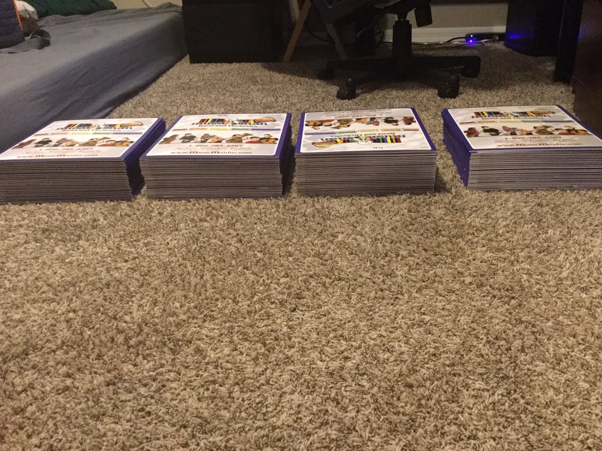 ConnistonBand's tweet photo. 181 Beginning Band folders later.... https://t.co/zn6n8xer8w