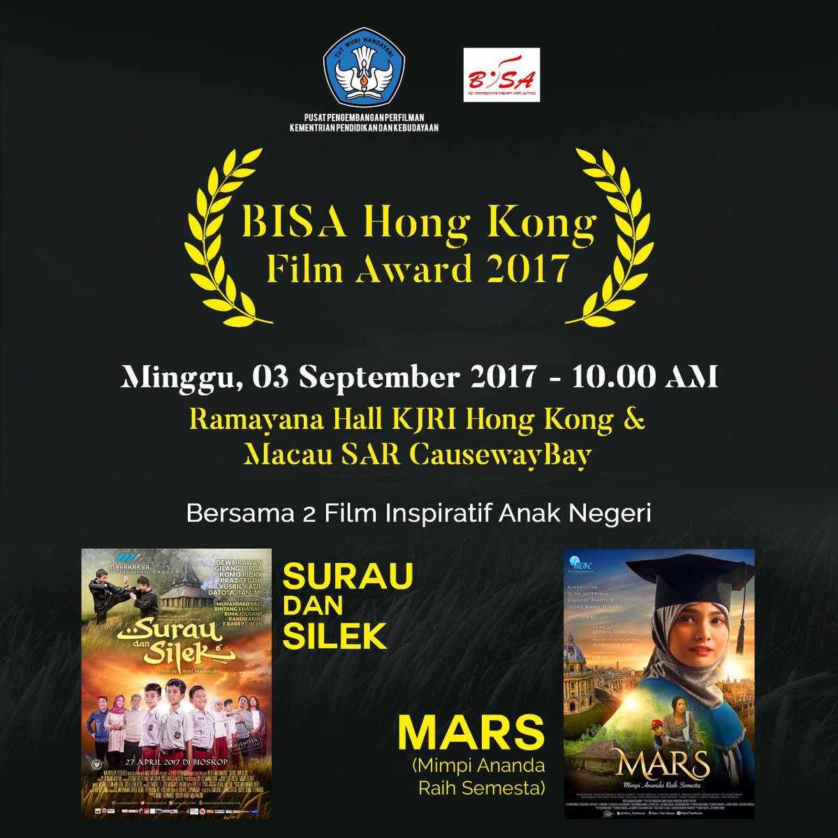 kompasiana.com/iznawati/59a5e… Bangga Film Nasional <a href="/riyardiarisman/">Arisman Riyardi</a> <a href="/nutylaraswaty/">#nutylaraswaty</a> <a href="/kaielzha/">Kak Na</a> <a href="/543full/">saepullah</a> @pusbangfilm <a href="/muhadjir_ef/">Muhadjir Effendy</a> @DikdasmenDikbud