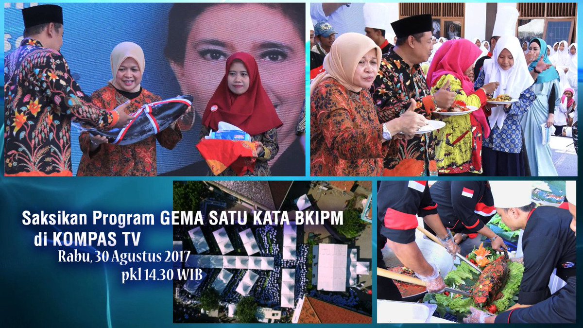 BPPMHKPJambi's tweet photo. 30/8 #NEW_BKIPM Saksikan Program GEMA SATU KATA BKIPM di Kompas TV pukul14.30 WIB
#KerjaGembira
#SemangatBaru
#SemakinSolid
#SemakinMaju https://t.co/klVQXP9F2x