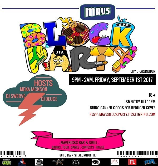 DJSwerve972's tweet photo. The homie @djdeuce214 spinning at #MavsBlockParty https://t.co/l30bugVJsc