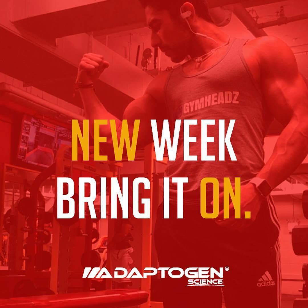 AdaptogenSci's tweet photo. Grab Monday by the ___________! 💪🏽‼️#bringit #adaptogenscience #fitness #mondaymotivation https://t.co/0kCAwdBIh7