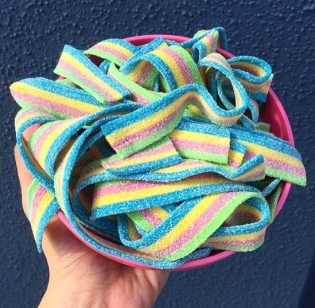 FoodSinner_'s tweet photo. Sour Belts https://t.co/7H8Vk1LqHn