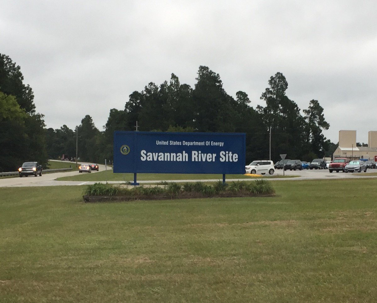 syllestedavis's tweet photo. Visit today to Savannah River Site w/fellow members of Gov's Nuclear Advisory Council to learn about the MOX project under construction. https://t.co/mdDokub09f
