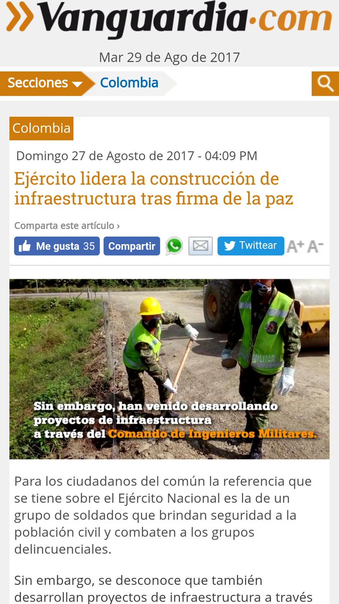 natandrearc's tweet image. Soldados #MúltiMisión #IngenierosMilitares @COL_EJERCITO continúa coadyuvando al progreso y desarrollo del país.