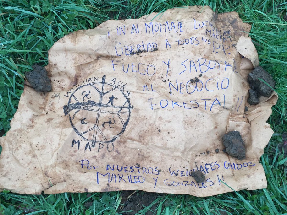 fiesta_cerveza's tweet photo. Cuando quieres hacer un ataque de bandera falsa, pero copias mal el logo , un mapuche verdadero conoce su bandera! #mapu #mapuches https://t.co/1Edi5Op6IV