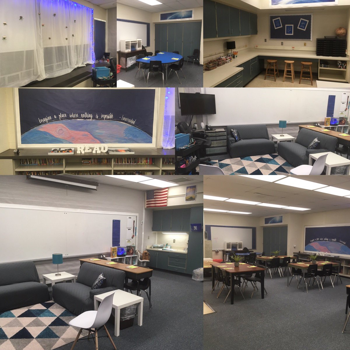 After a crazy summer moving classrooms- I am ready for my learners! @LetteredClass see, no stress!! #tomorrowisagreatdaytobeapanther