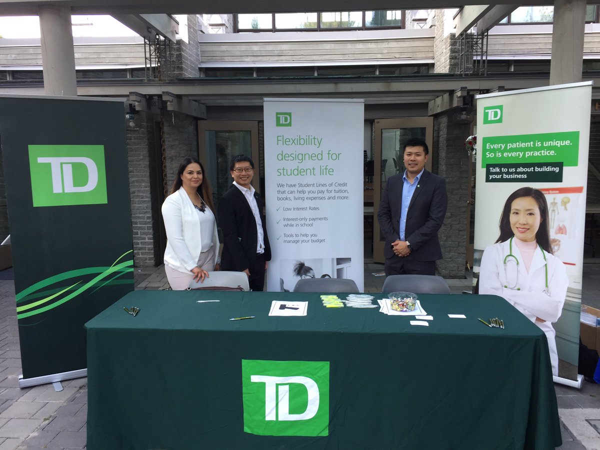 Your <a href="/TD_Canada/">TD (Canada)</a> team in action #ubc #MedStudents  <a href="/carrieamorrison/">Carrie Morrison</a>