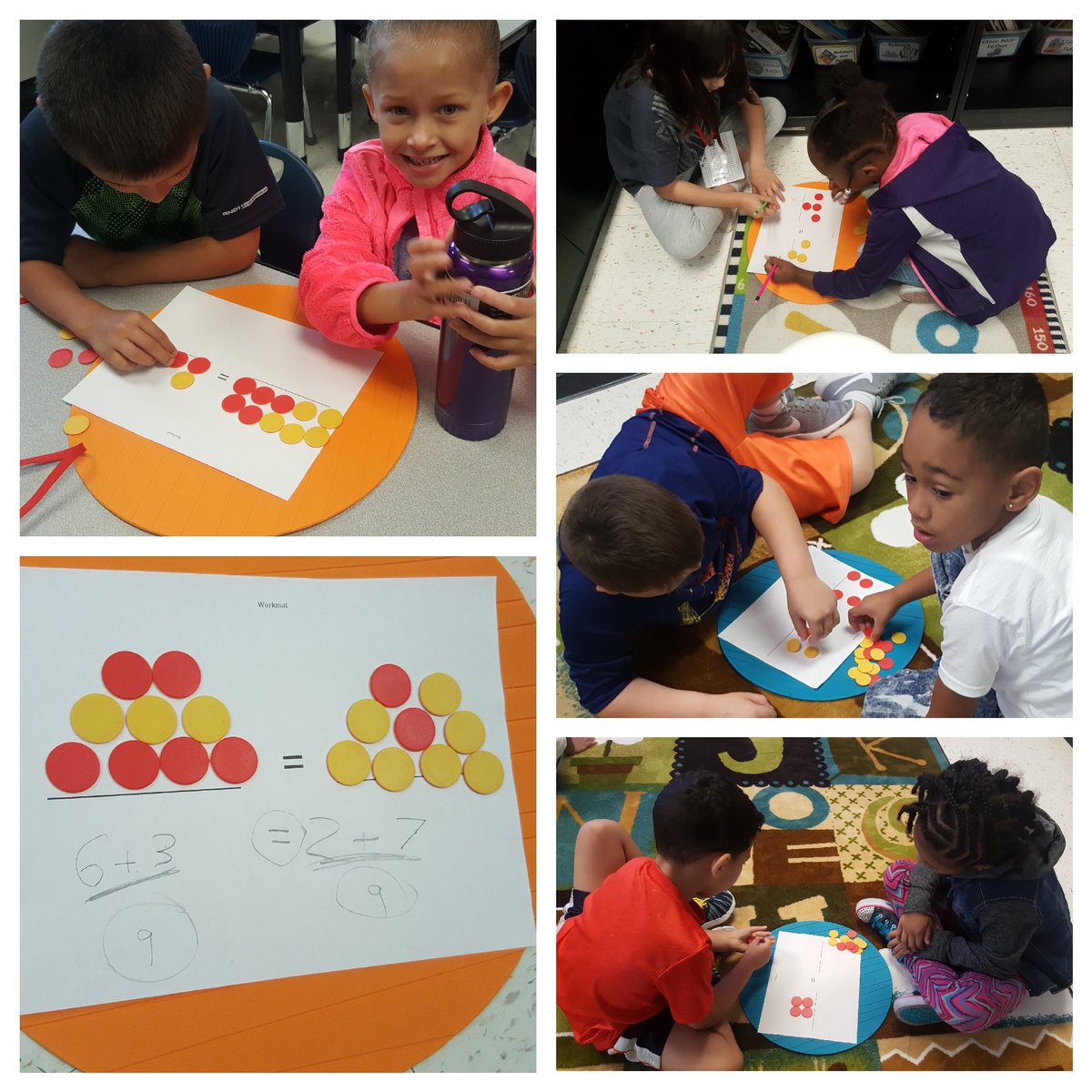 JennISD02's tweet photo. Spent sometime learning about, and exploring the "equal sign" today. Equal=Same As! #isd1stgrade #isdstrong #mathmaniac https://t.co/uyUgfGkdNr