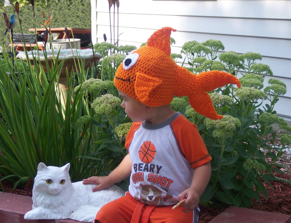 Cinsknits's tweet photo. Goldfish Hat - Fish Hat - Photo Prop - Baby Hat - Toddler Hat - Hat for Kid… https://t.co/N9ooY15fWo #Etsy #ChildHat https://t.co/sSBxiKoCsP