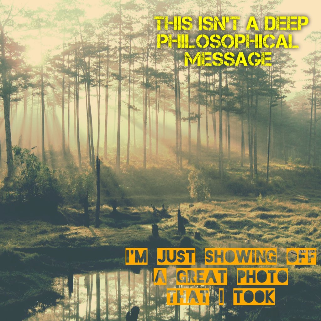 CraigSEldred's tweet photo. This isn't a deep thoughtful meme, just a photo that I like #Dalat #gr4Camp https://t.co/ftZglY1qOf
