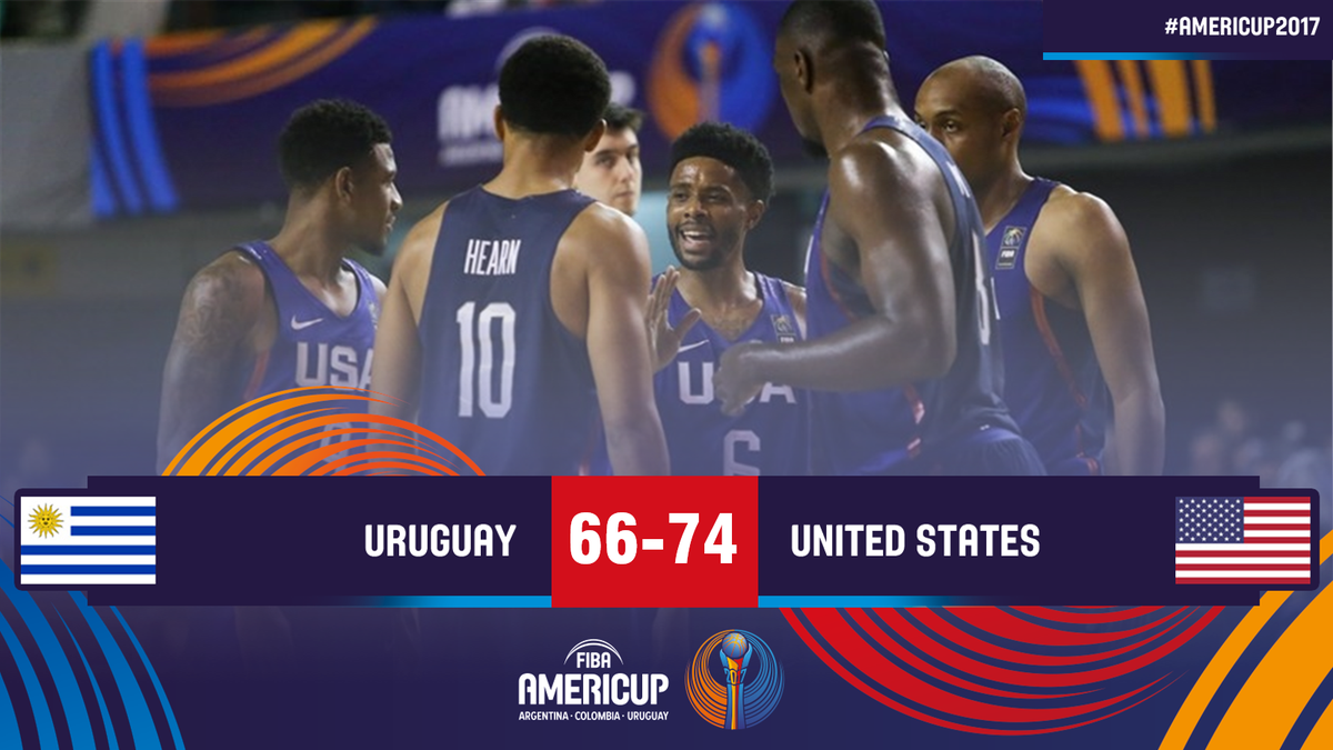 FIBA Basketball (@fiba) on Twitter photo .<a href="/usabasketball/">USA Basketball</a> 🇺🇸 escapes with the 74-66 win over host @FUBBUy 🇺🇾 in Group C of the #AmeriCup2017!
📊 go.fiba.com/AmeriCup2017UR… .<a href="/usabasketball/">USA Basketball</a> 🇺🇸 escapes with the 74-66 win over host @FUBBUy 🇺🇾 in Group C of the #AmeriCup2017!
📊 go.fiba.com/AmeriCup2017UR…