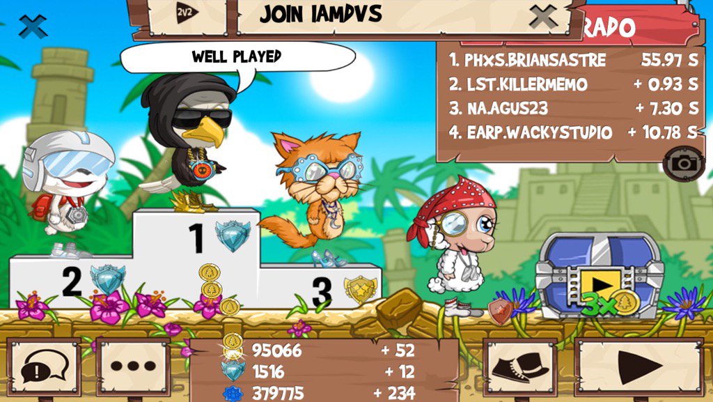 Briansastre's tweet image. All those guys just got washed #funrun2 #killermemo #Agus23 #Wackystudio