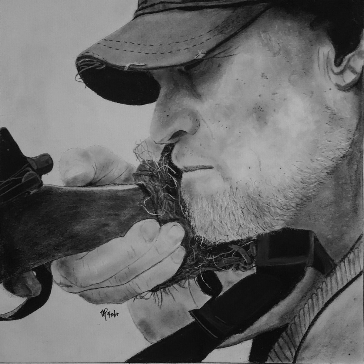 paintedviolin's tweet photo. @RookerOnline Michael Rooker in The Driving Dead #michaelrooker #drawing #charcoal #merledixon#yondu #artwork #rookerholics https://t.co/Lci4lUTjsP