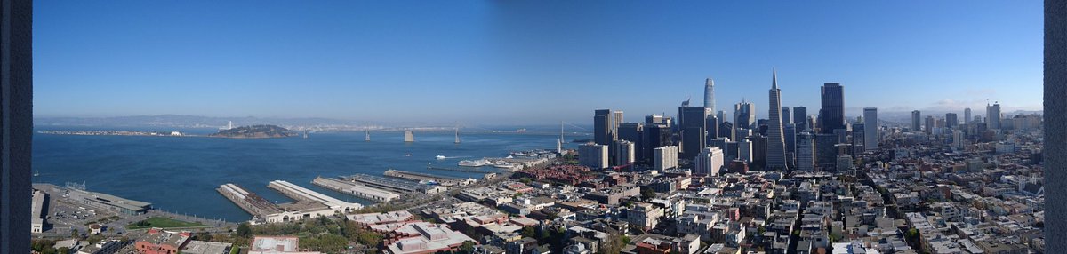 Universem's tweet photo. Nice view from the Coit tower to continue our visit of #SanFrancisco before the #gasummit17 #universemsf https://t.co/MbxTRnz9kO