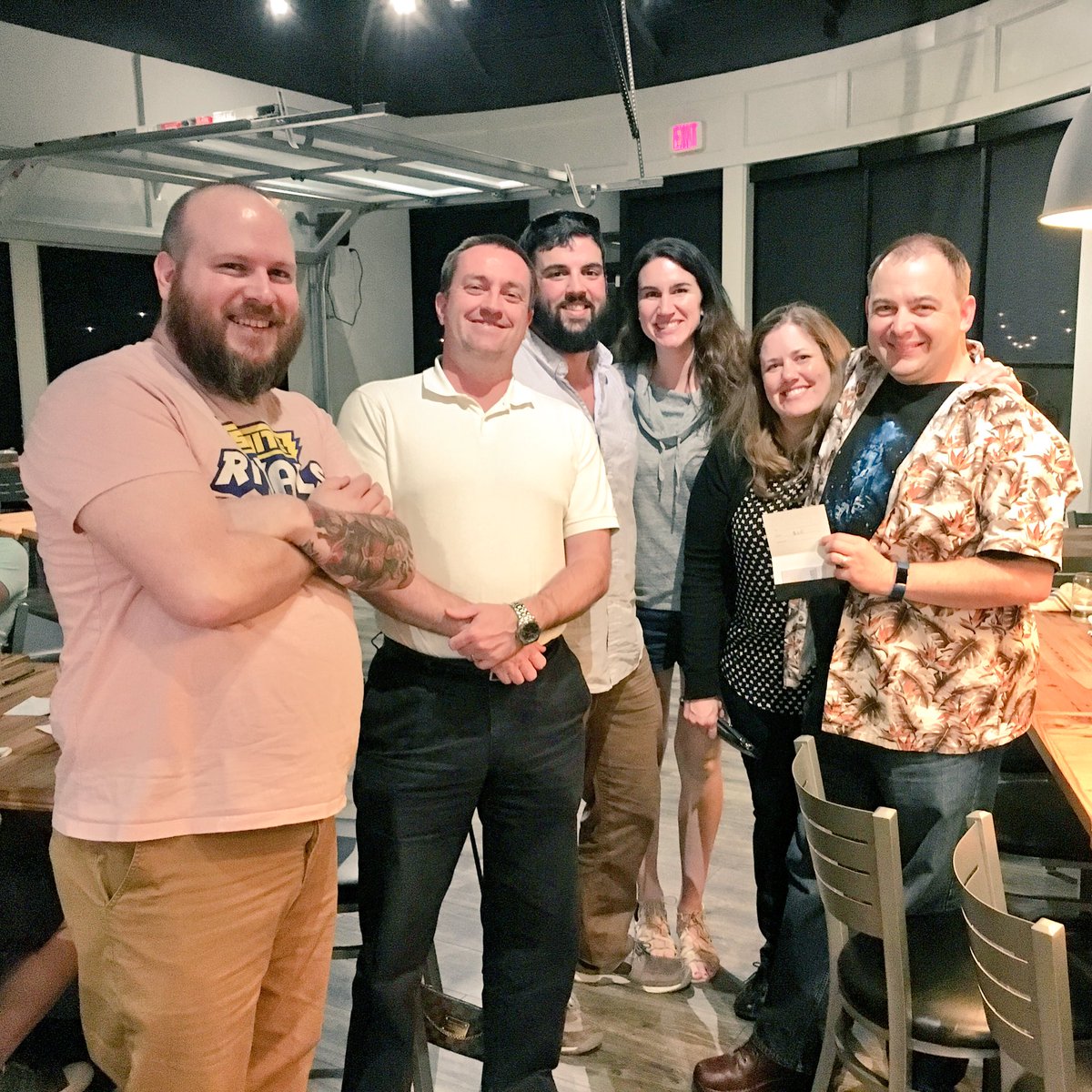BaBellies's tweet photo. Congrats to all our #GeekTrivia winning teams tonight! See y'all in TWO weeks for #AllThingsTrivia with @Chef_Lu_Bu #BaBellies #TriviaNight https://t.co/bdQ8FcgoCN