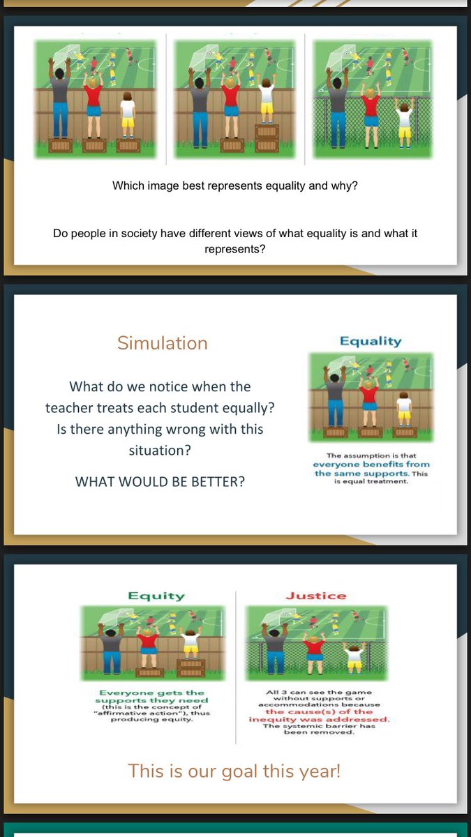 JesseHGore's tweet photo. We had a crucial conversation about equity today & discussed misconceptions about equality and fairness. Amazed by our dialogue. #ddmsdriven https://t.co/MKnxbYeeal