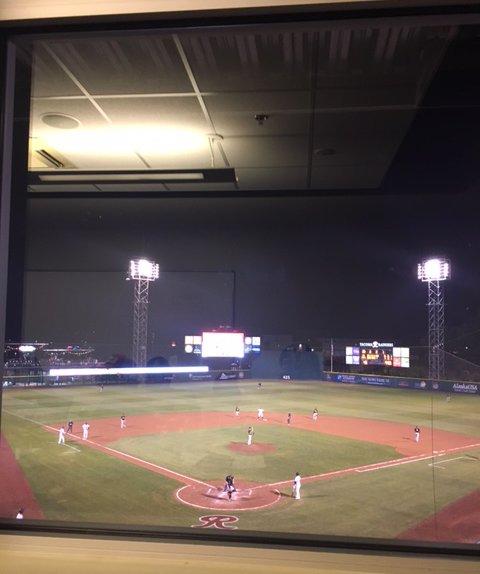 It's #FantasyFootball draft time! And what better way to kick it off than in the <a href="/RainiersLand/">Tacoma Rainiers</a> conference room? #whataview 🙌